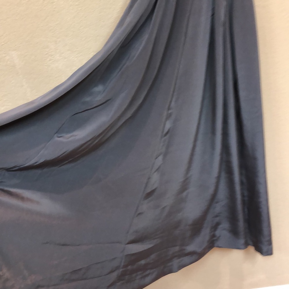 Treasure by Samantha Pleet womans Grey cut out waist maxi dress FLAWED  Large - Picture 11 of 14